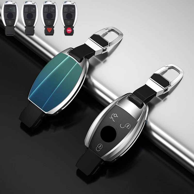 Zinc Alloy TPU Car Key Case Cover For Benz C E S CLA GLK GLA CLS CLK W203 W204 - Изображение 3 из 4