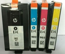 Set 4 Sealed Sleeve Genuine HP 902XL  902 Inkjet Cartridges NEW GENERATION