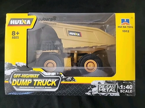 1:40 Huina Off-Highway Dump Truck Toys Die Cast Engineering Vehicle Car 19.5CM - Picture 6 of 8