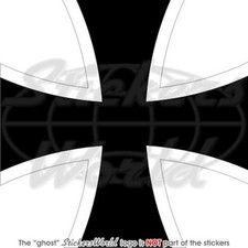 DEUTSCHLAND Deutsche Luftwaffe Flugzeug Kokarde 100mm Aufkleber, Vinyl Sticker