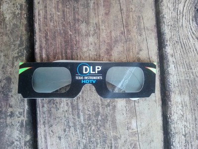 Vintage Rare DLP Texas Instruments HOF Racing 96 Nascar 3D Glasses