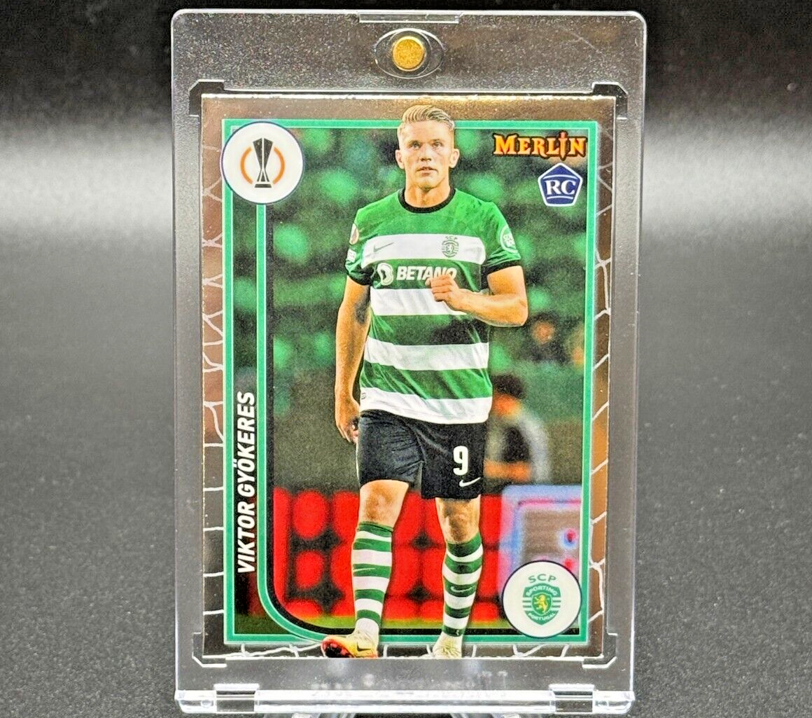 Viktor Gyokeres 2023-24 Topps Merlin UCC #113 Sporting CP RC Base Card