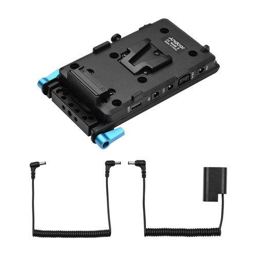 V Mount V-lock Plate with 15mm Dual Hole Rod Clamp S0Y0 | eBay Australia
