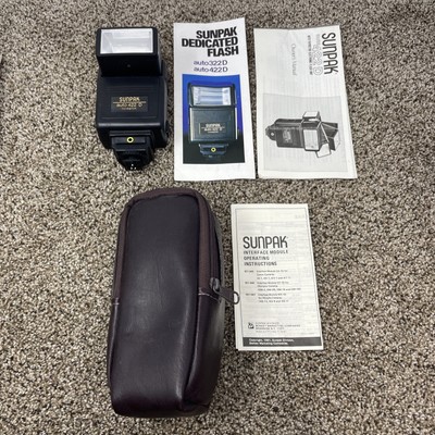 SUNPAK Auto 422 D Thyristor For Canon Ca-1d UNTESTED AS IS!
