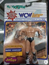 WCW Bend-em Wrestling Barry Windham MOC Figure Just Toys WWF WWE AWA ECW