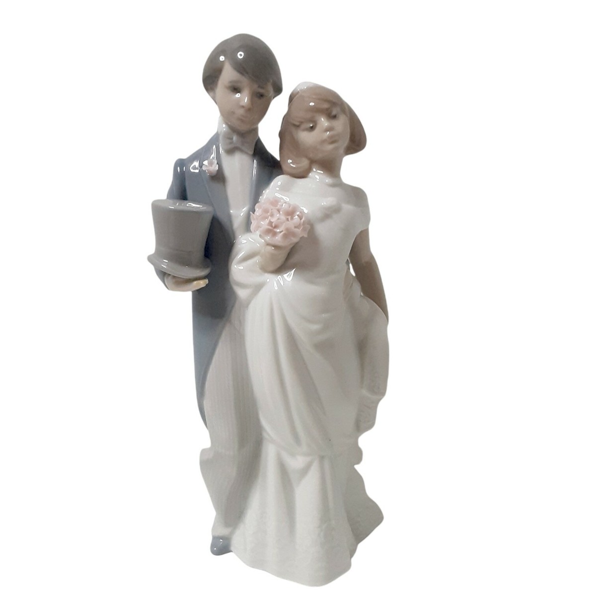 LLADRO リヤドロ Boda actual Wedding bells Lladro Wedding Bells 6164 Porcelain Figurine Gloss Finish 1994 J