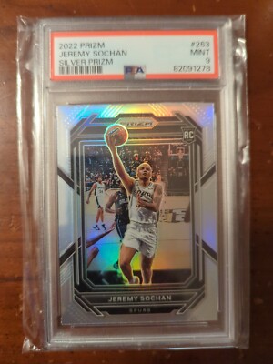 2022 Panini Prizm #263 Jeremy Sochan Silver Prizm PSA 9 | eBay