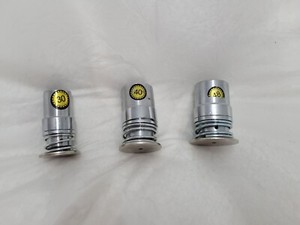 3pcs Fabric Covered Round Bread Shape Button Mold Die Sizes 30, 40, 48 Craft