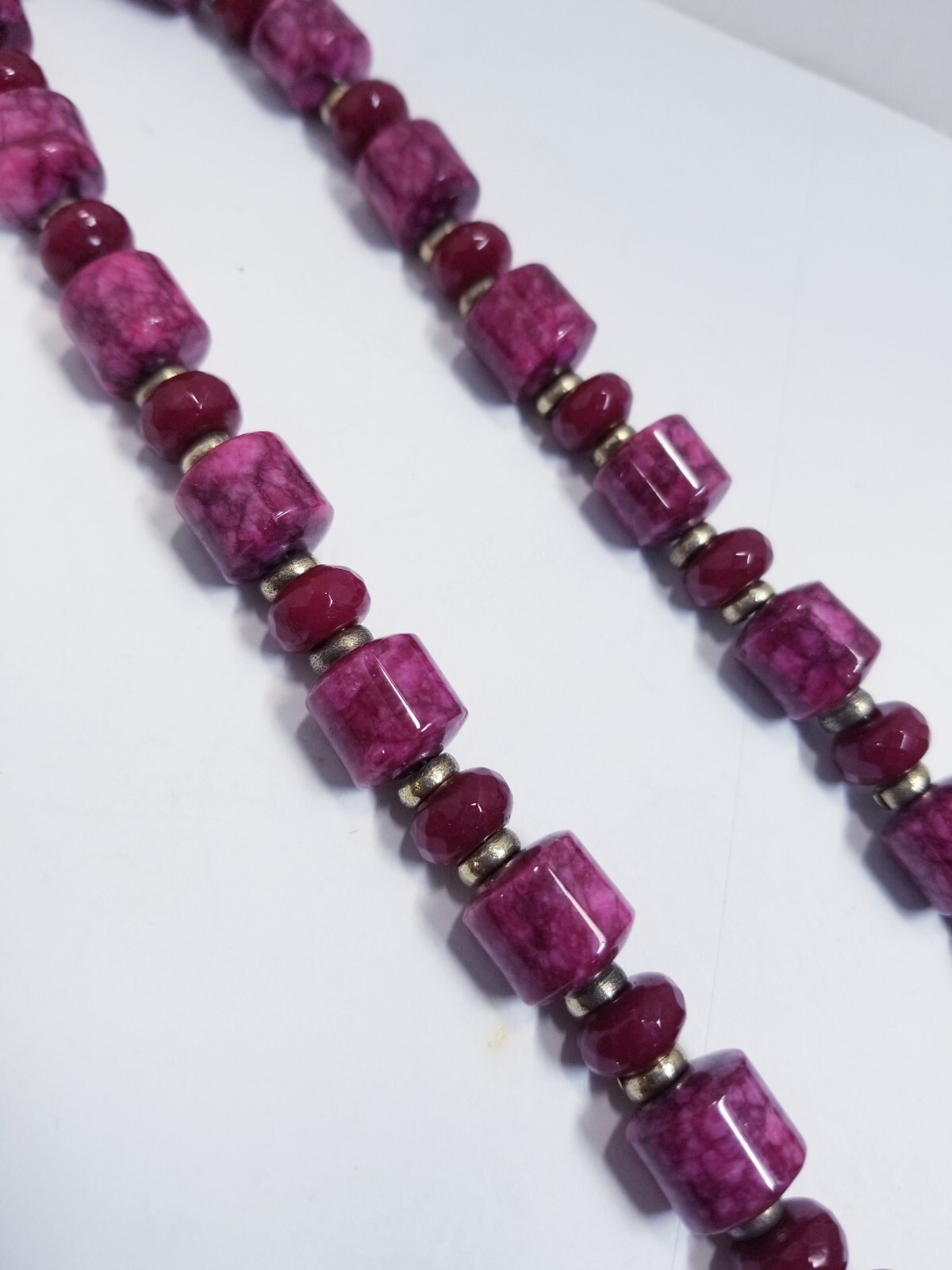 Handmade Multi-Stone Medallion Toggle Necklace - image 4