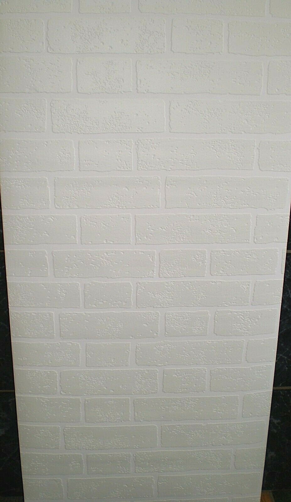 Belden Paintable Brick Wallpaper by Brewster 49799423 eBay
