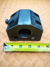OKUMA 1 1/2" I.D. Turret Lathe Tool Holder Tooling Block 80mm X 45mm BHP 1.50