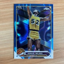 2023-24 Topps Chrome Jamaal Wilkes Los Angeles Lakers Blue Lava /149