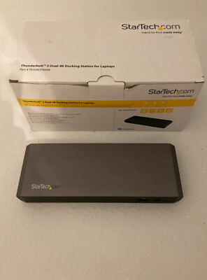 (NEW IN BOX) StarTech Thunderbolt 3 Dual 4K Docking Station
