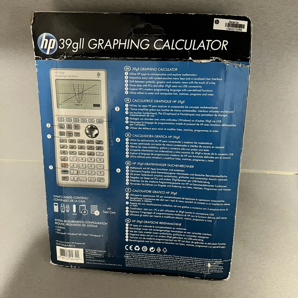 Rare Hewlett Packard HP 39gII Graphing Calculator - Image 2 of 2