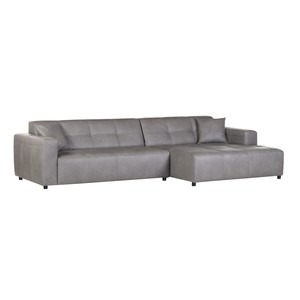 Ecksofa Bombay Wohnlandschaft Sofa Polstermobel In Grau Echt Leder 325x160 Cm Ebay