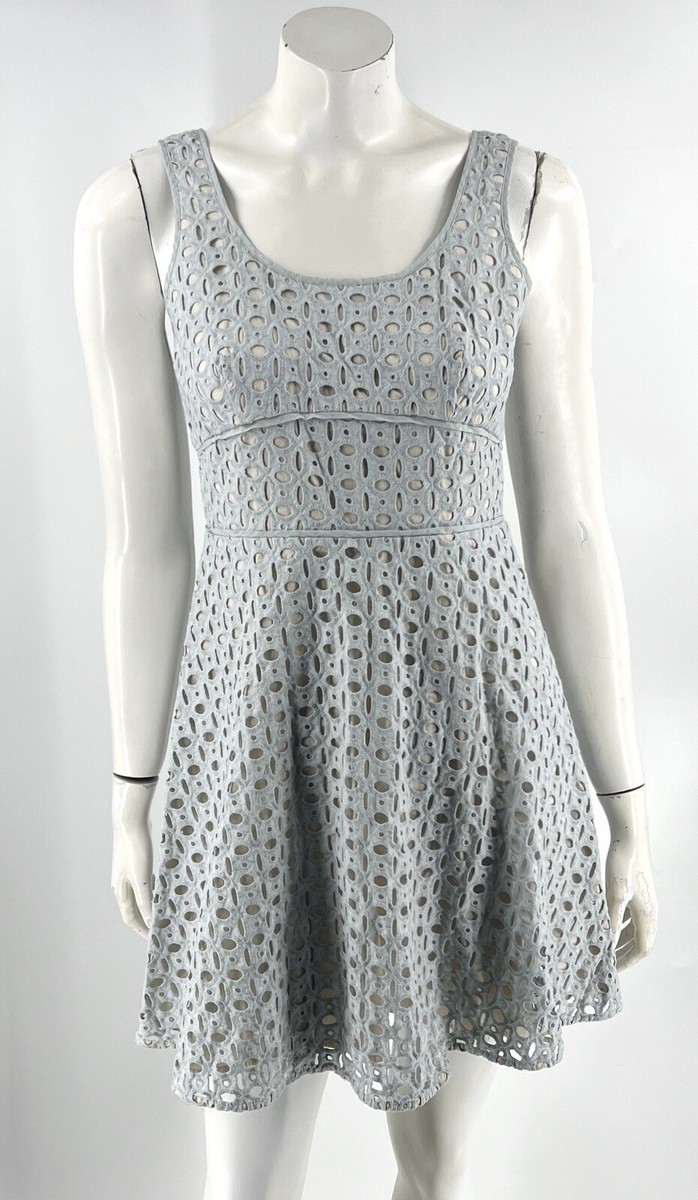 lace flare dress ann taylor NWT ANN TAYLOR Black Lace Strap Eyelet Flare Dress Cyprus