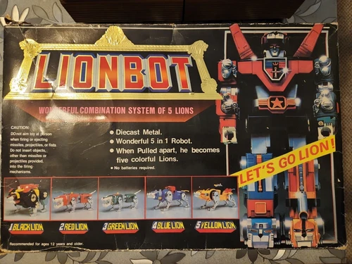 80s Voltron Lionbot Original Owner Near Complete FREE SHIPPING Sold As Is