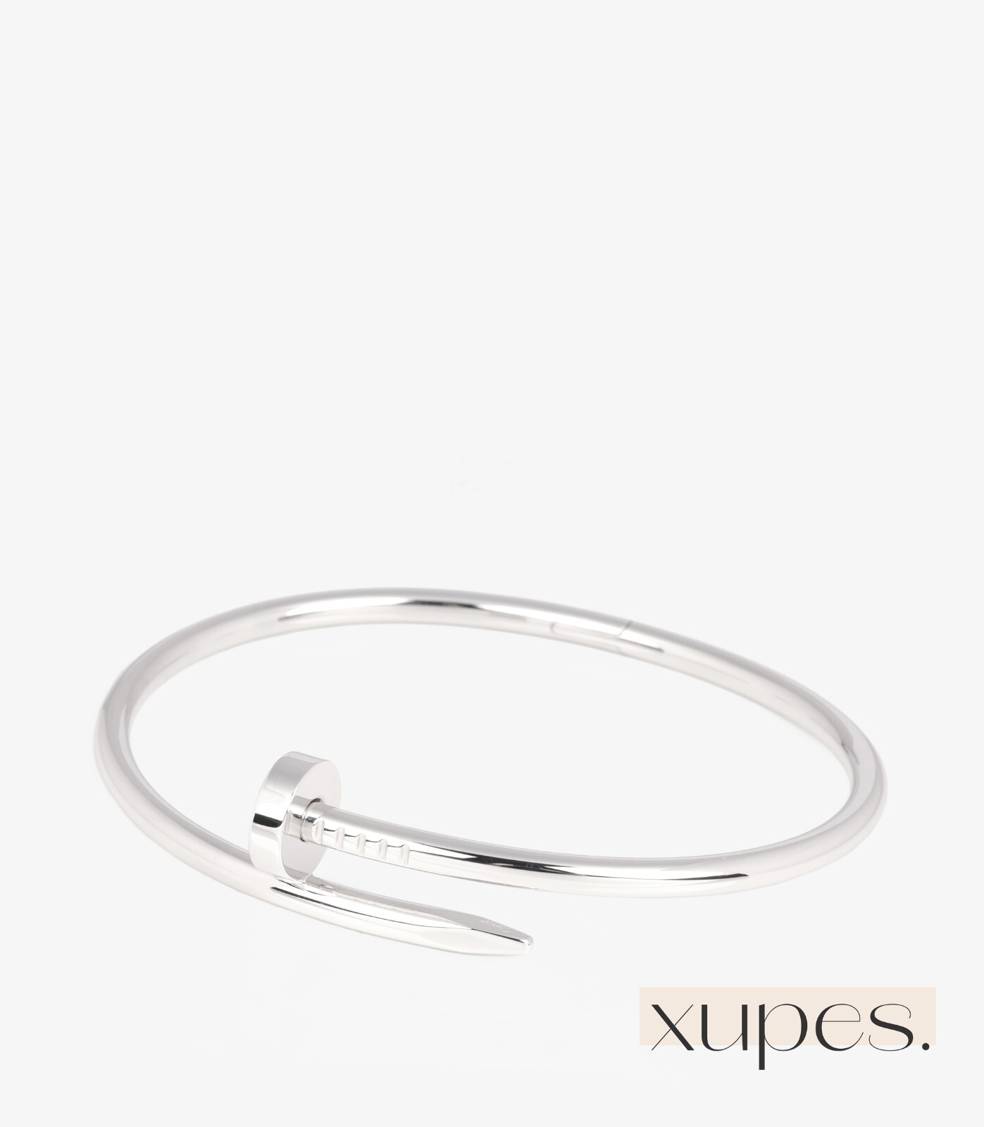 Cartier 18ct White Gold Juste un Clou Bracelet Size 19cm