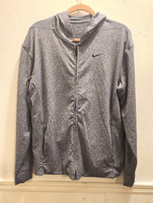 NIKE Dri-Fit Yoga Hoodie Sweatshirt Full Zip Womens M Long Sleeve 12