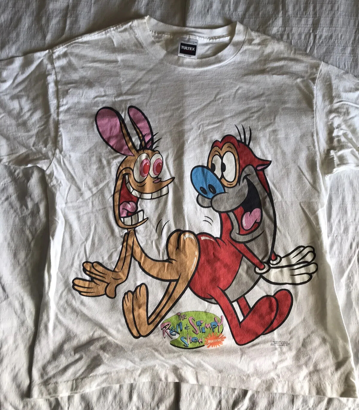 The Ren And Stimpy Show Large 1993 Nicktoons MTV Nick… Gem