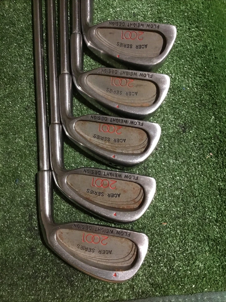 Acer Series 2001 Flow Weight Design Irons Set (3-PW-SW) Stiff Power Flo Steel - Image 3 of 4