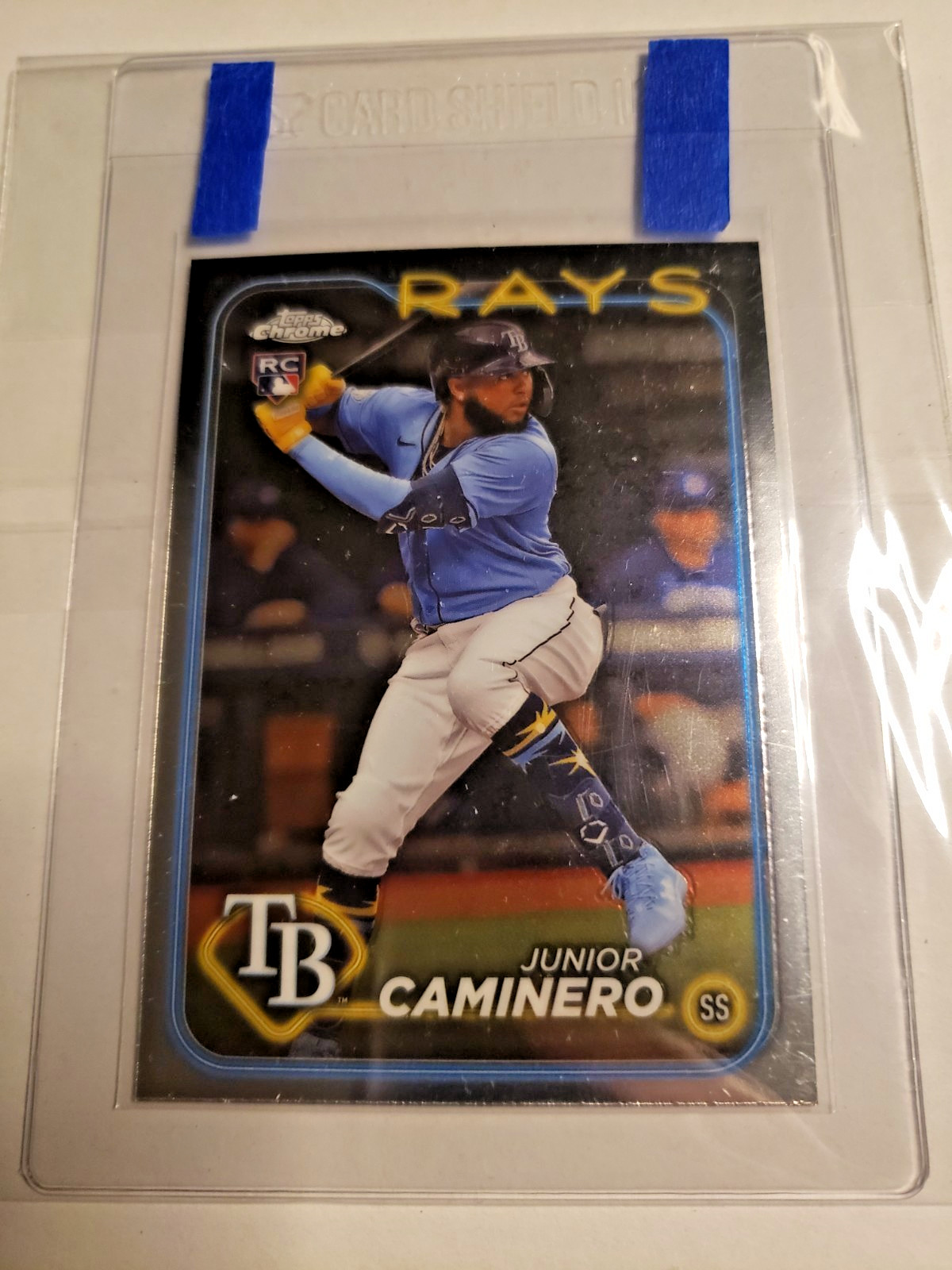 2024 Topps Chrome JUNIOR CAMINERO #213 Rookie Card