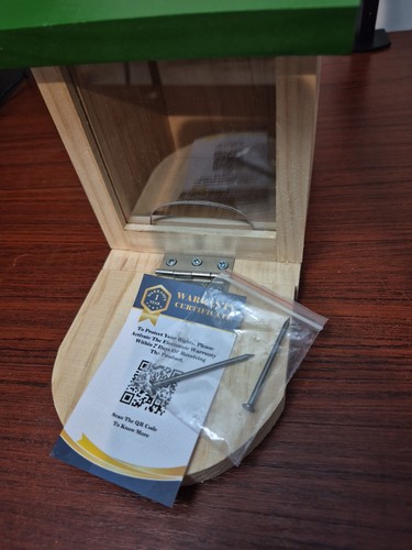 Caja de Alimentador de Ardilla de Madera MIXXIDEA, Alimentador de Ardilla para Jardín Exterior, Ardilla - Imagen 5 de 5