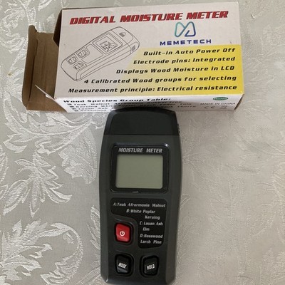 Digital Humidity Tester Wood Moisture Meter Hygrometer Timber Damp Detector