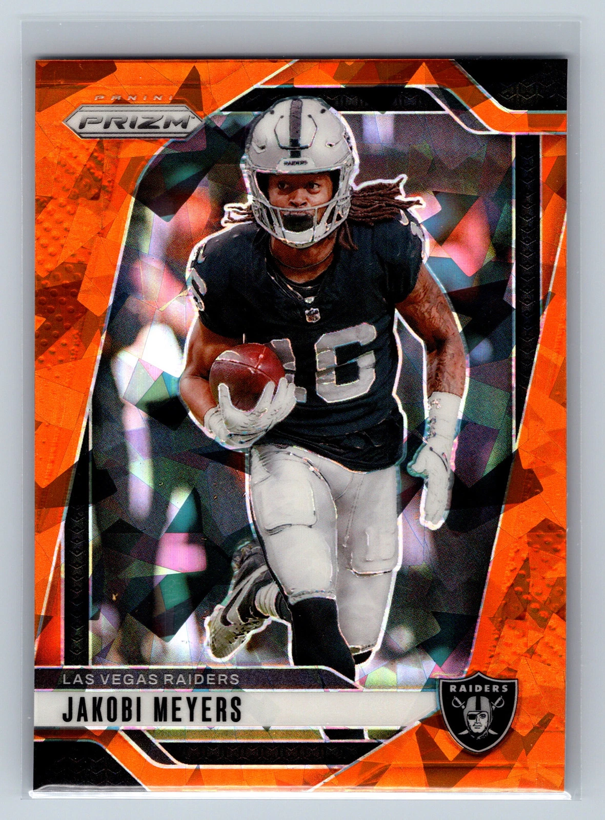 2024 Panini Prizm #151 Jakobi Meyers Orange Ice Las Vegas Raiders