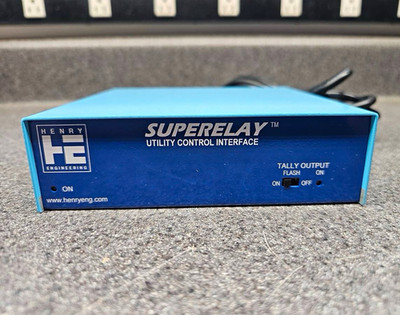 Henry Engineering SUPERELAY V2 Utility Control Interface Broadcast Tally NEW NOS
