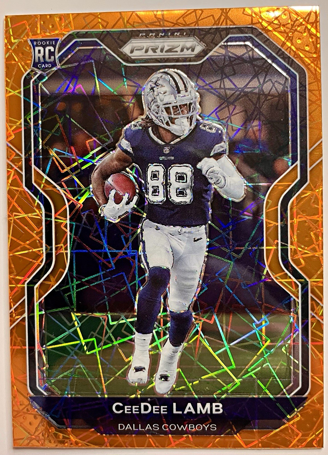 CeeDee Lamb Panini Prizm #334 Lazer