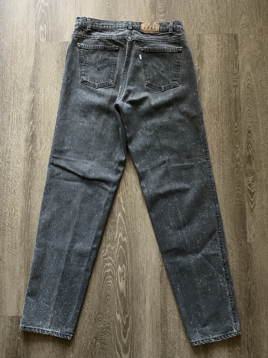 Vintage 1988 Levi's Silver Tab 40550 Galactic Wash 32x33 Black