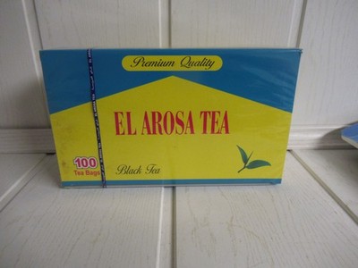 1 Schachtel EL AROSA Tea Dust Schwarzer Kenia-Tee 100 Beutel Schwarzer Tee