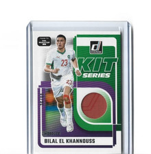2025-26 Donruss Soccer FIFA Kit Series Patch Relic Bilal El Khannouss  SSP # 99