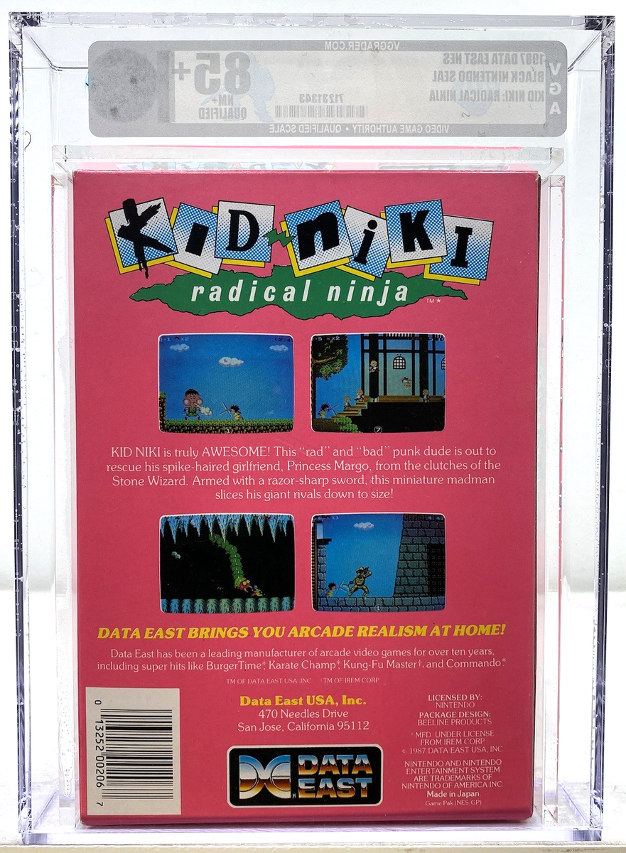Kid Niki: Radical Ninja (Nintendo Entertainment System, 1987) for