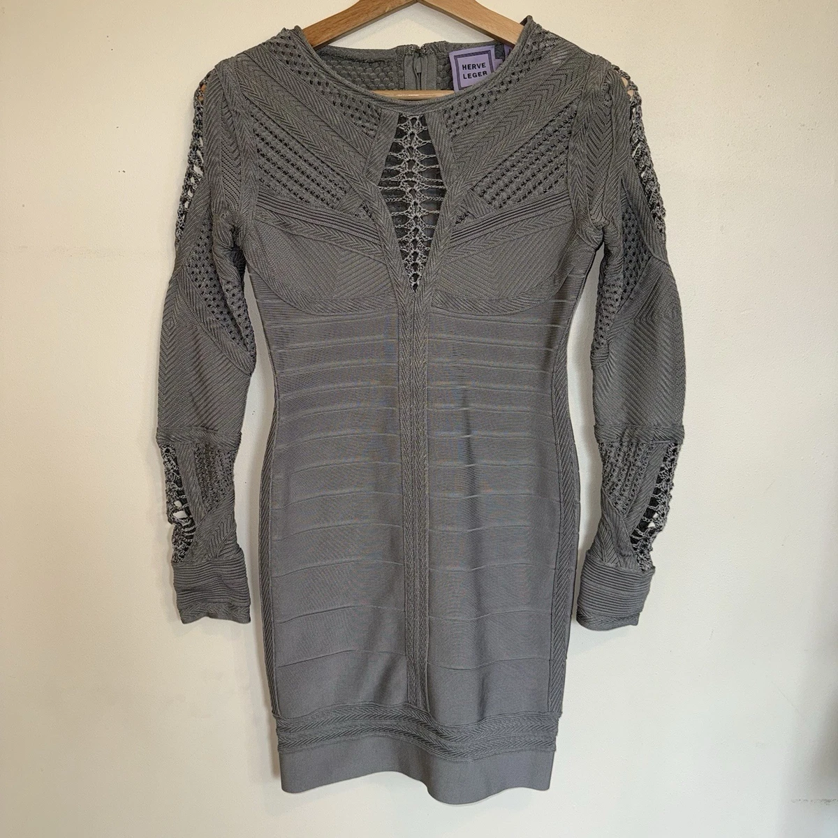 Herve Leger Long Sleeve Dresses for Women for sale | eBay