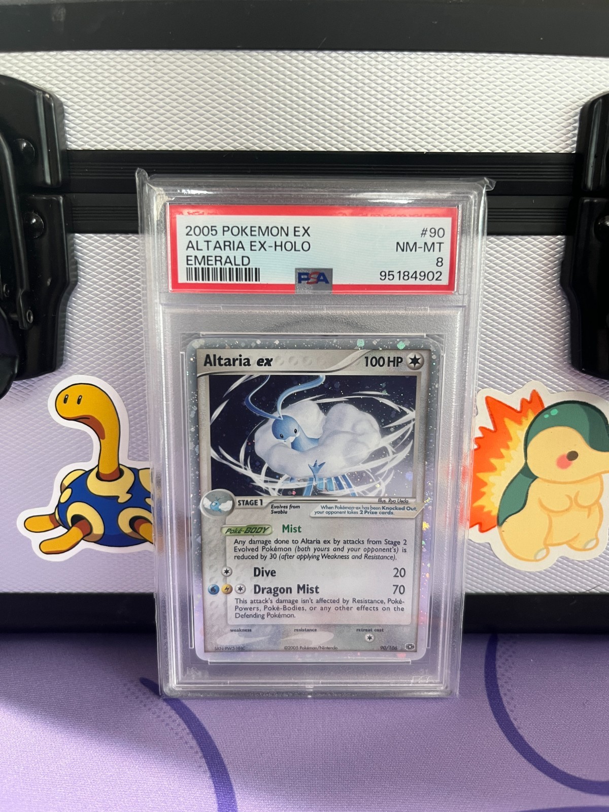 Altaria ex - Holo #90/106 - 2005 Pokemon EX - Emerald - PSA 8 NM-MT