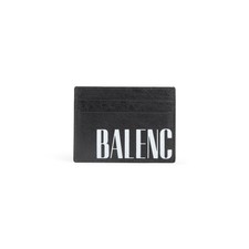 Balenciaga Compact Leather Wallet in Black