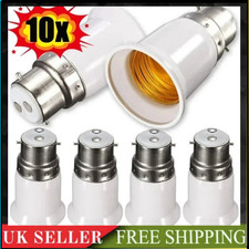10x B22 to E27 Light Bulb Adapter – Edison Screw Lamp Converter Socket Holder
