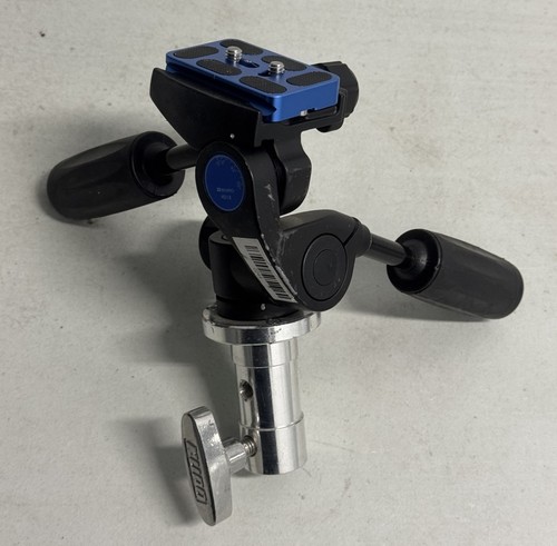 Benro HD1A 3-Way Panhead Tripod Head With KUPO Grip  USED