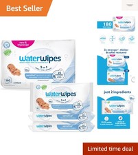 Sensitive Newborn  Baby Wipes, 3-In-1 Cleans, Cares, Protects, 99.9 Water,...