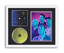 Coldplay Autograph Signed 11x14 Custom Framed CD Photo Music of the Spheres ACOA