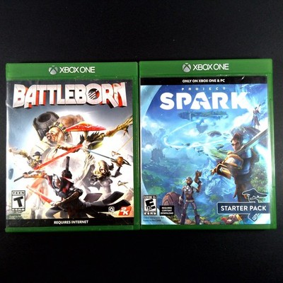Battleborn Multiplayer Co-op Shooter + Project Spark RPG XBox One Game Lot