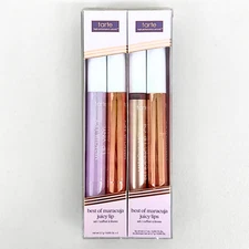 Tarte Best of Maracuja Juicy Lips Kit Holiday Gift Set, Pink, Rose, Mauve, NIB