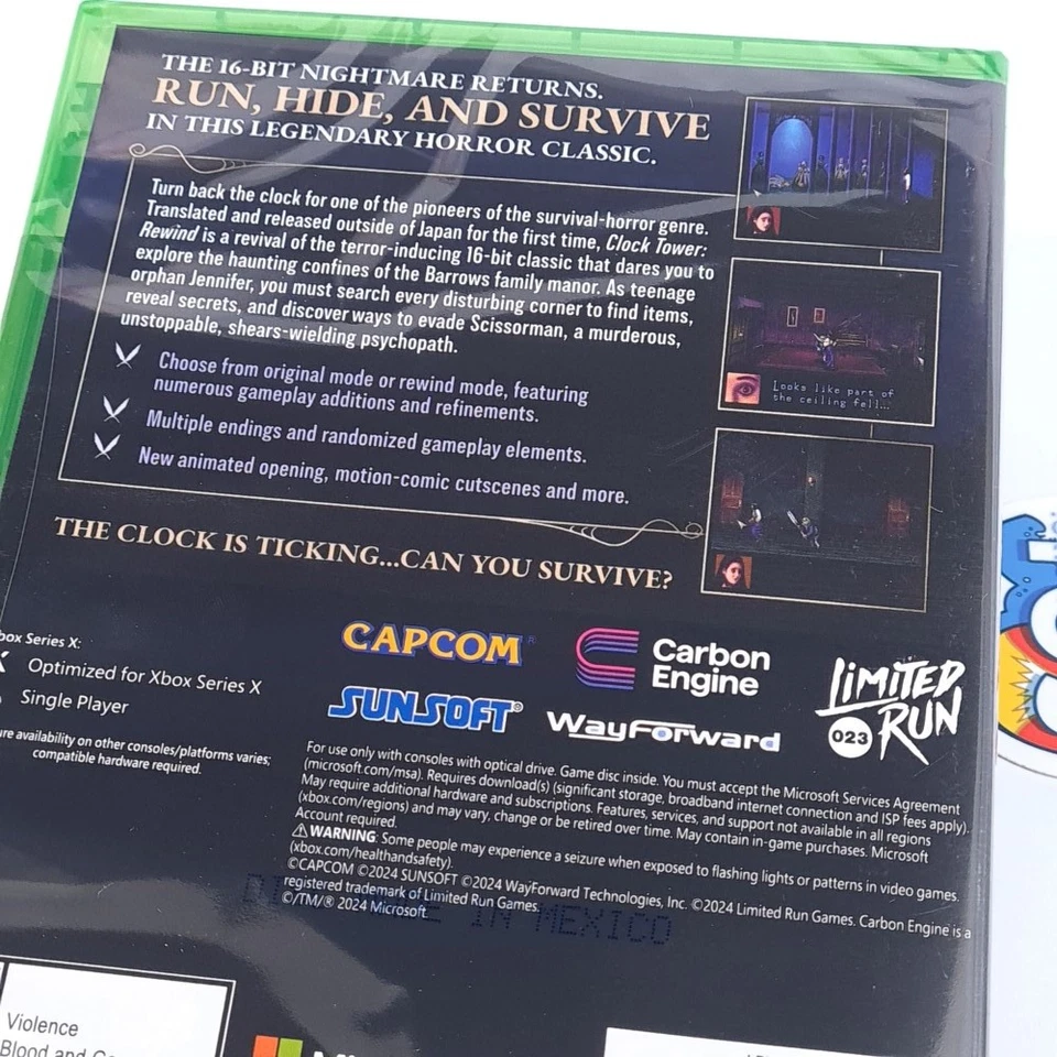 Clock Tower: Rewind Xbox Series X USA Limited Run Games New (Multi-Languages/Sur - Image 3 of 4