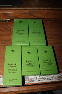 x5 Serious Skin Care Replicate & Renew Plant Stem Cell Cream 1.5 Oz  Concentrate