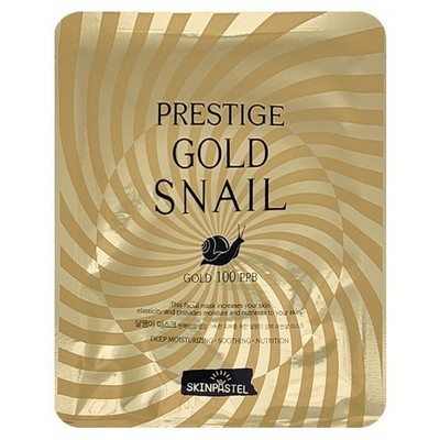 SKINPASTEL Prestige Gold Snail Mask Sheet - 25ml x 10ea K-Beauty