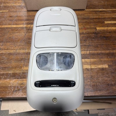 1999 - 2004  Dodge Dakota Durango Overhead Console, Map Lights, Storage Tan OEM