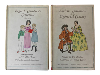 English Costume of 18th Century & English Children's Costume Since 1775 2 Books