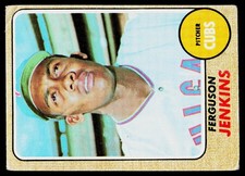 1968 Topps #410 Ferguson Jenkins Poor Condition